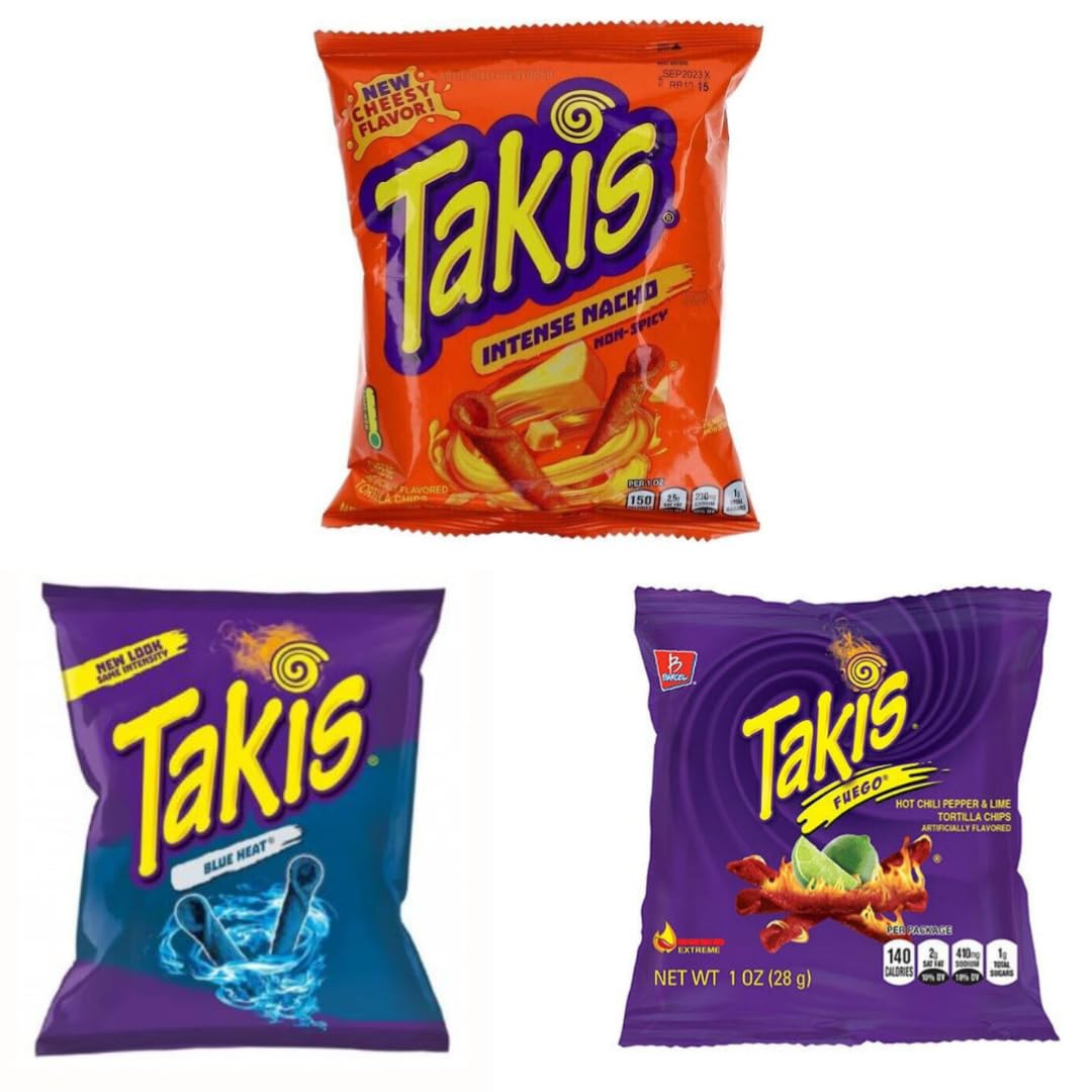 Taki - Hero Pack Bundle, Special Edition mit Fuego, Blue Heat & Intense Nacho Cheese