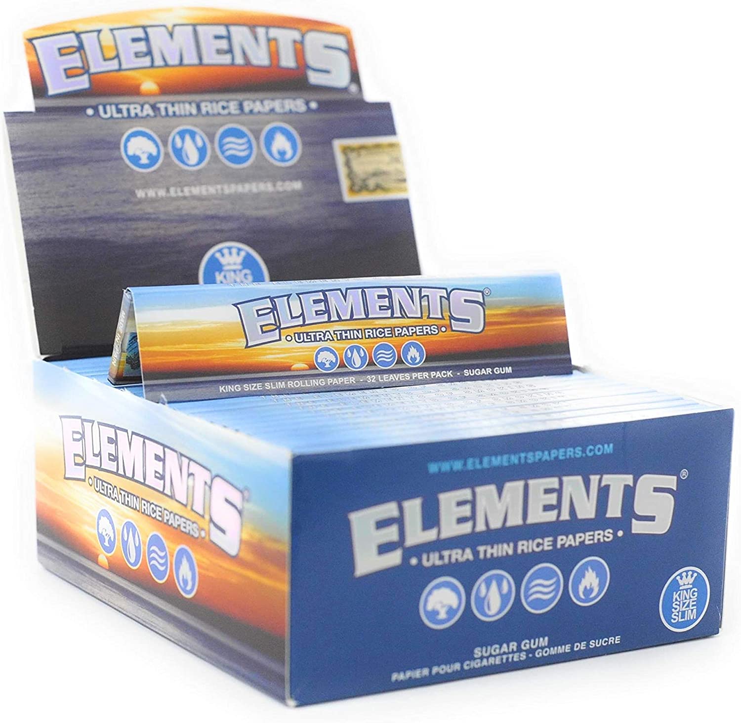 Elements Papers King Size Slim (50x)