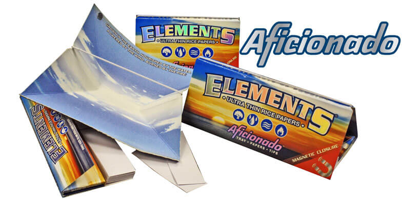 Elements Aficionado KingSize Slim Papers + Filter + Tray